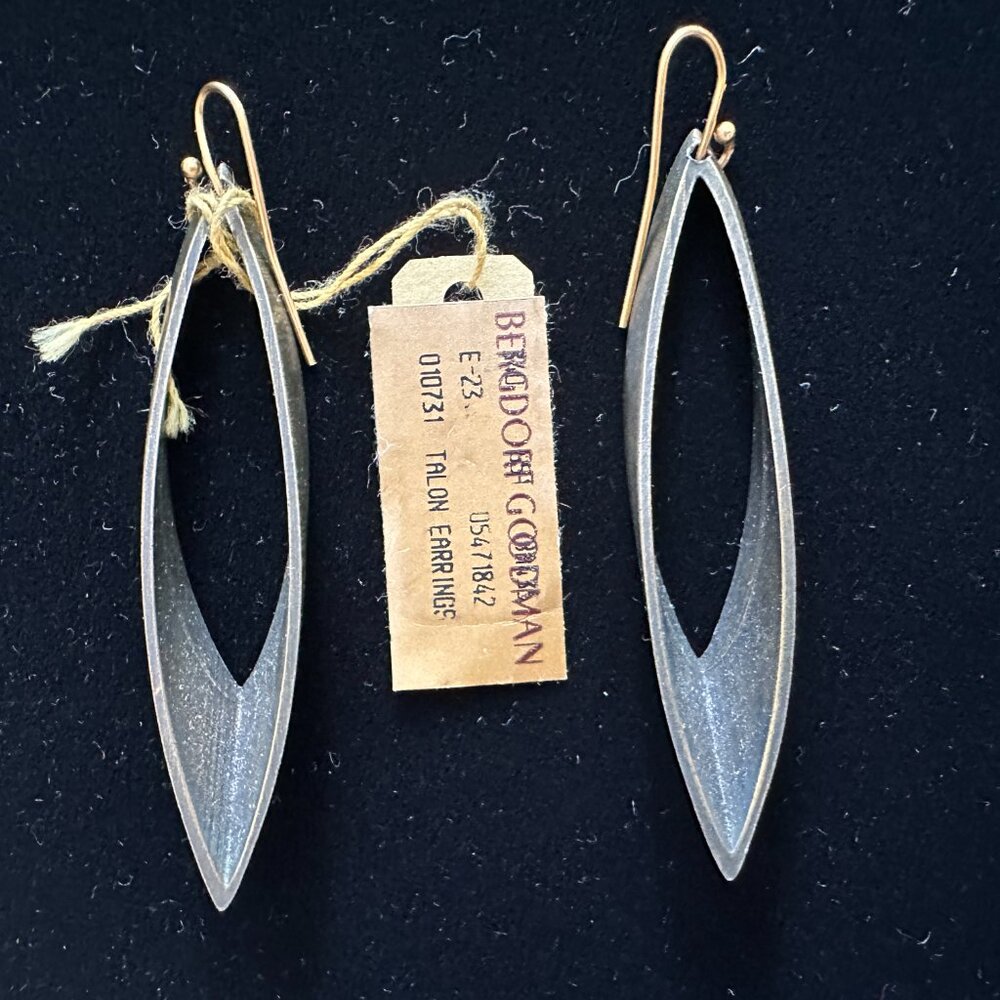 Talon Brass Earrings NWT